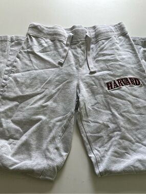 Source Unknown Light Gray Harvard Logo Kids Shorts